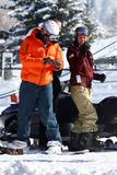  Heidi Klum goes snowboarding