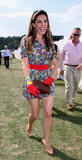 Kelly Brook leggy at Cartier International Polo 2008 at Guards Polo Club in Windsor