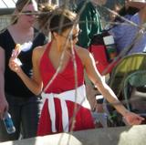 Eva Longoria Parker and Tony Parker enjoy a day out at the zoo